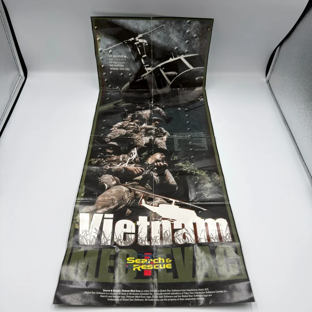 Search & Rescue Vietnam Med+Evac PC Game Big Box Complete Huey Helicopter Sim